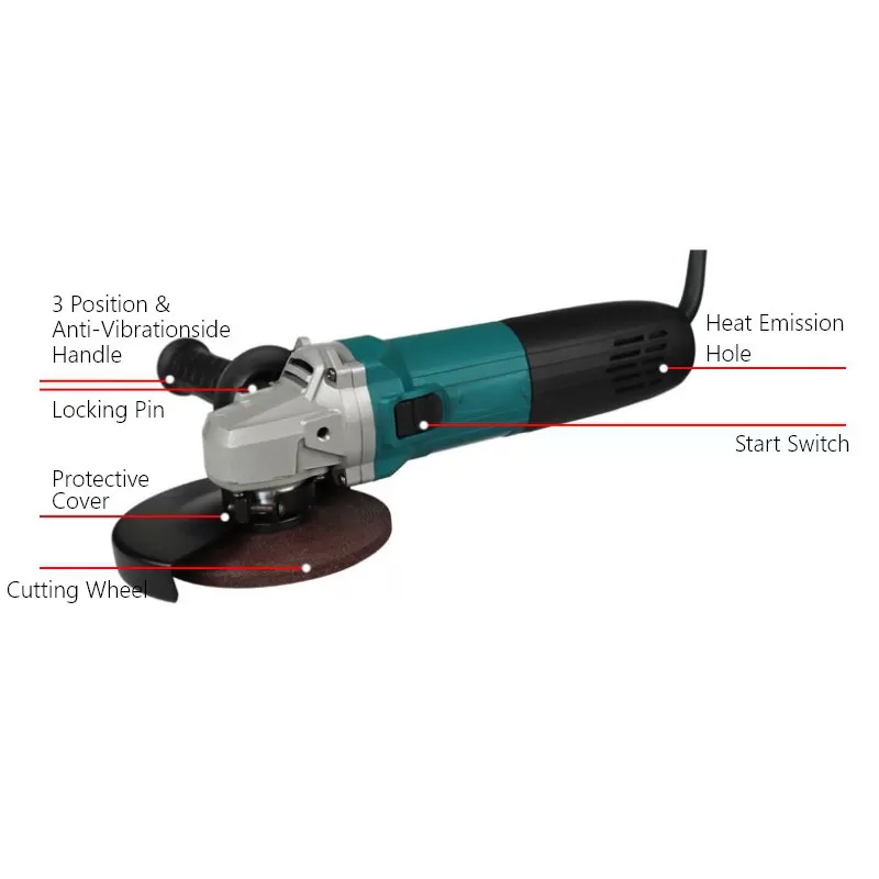150 mm de moedor de ângulo com fio