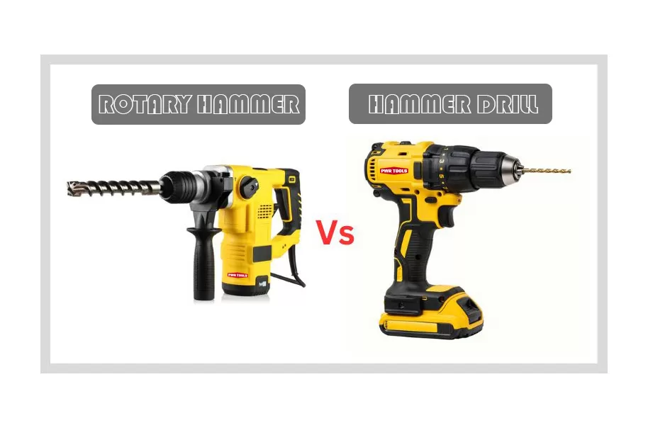 Drill de martelo vs. martelo rotativo: escolhendo a ferramenta certa
