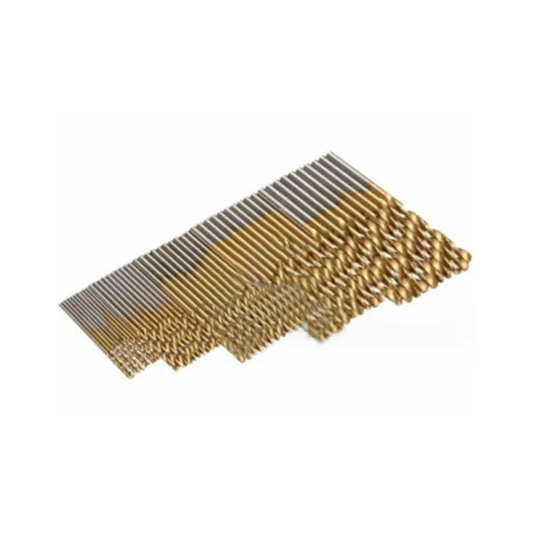 Conjunto de broca de torção reta de titânio