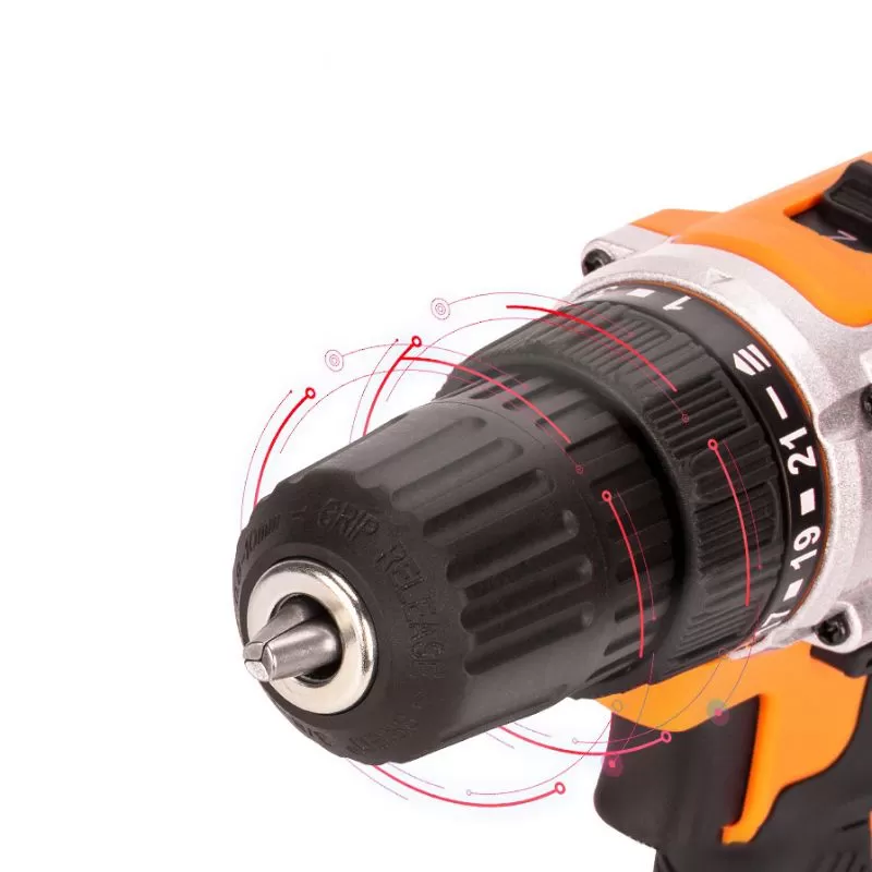 18V 45N.M Drill de lítio sem escova P10123