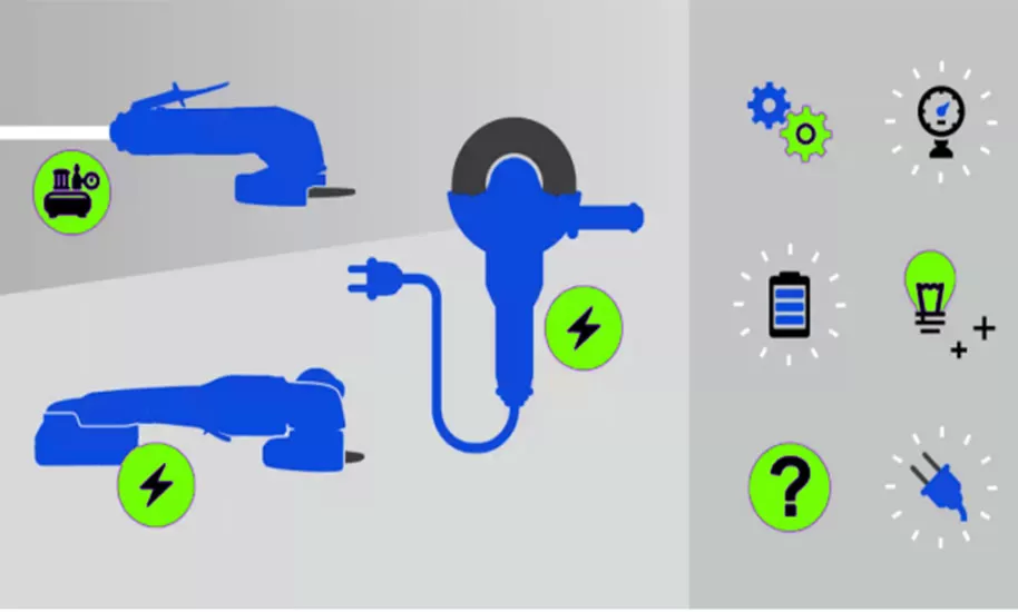 Qual ferramenta é adequada para você? Pneumático ou elétrico?